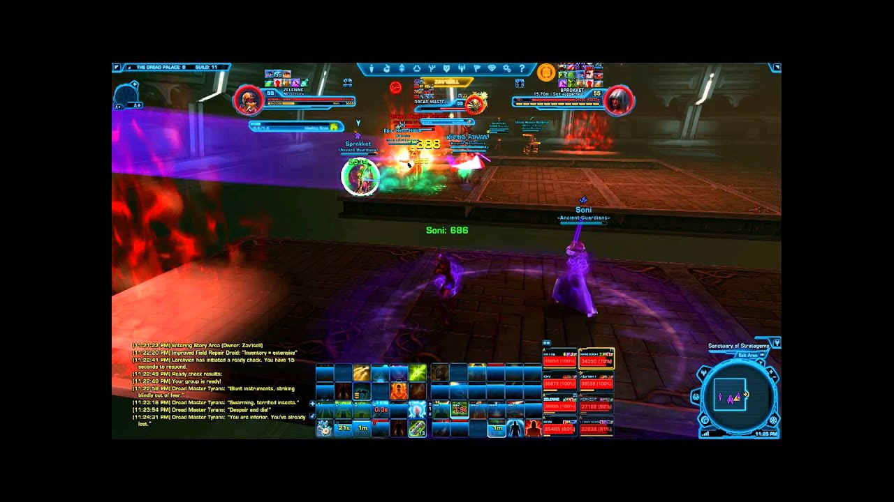 Ancient-Guardians vs Dread Master Tyrans