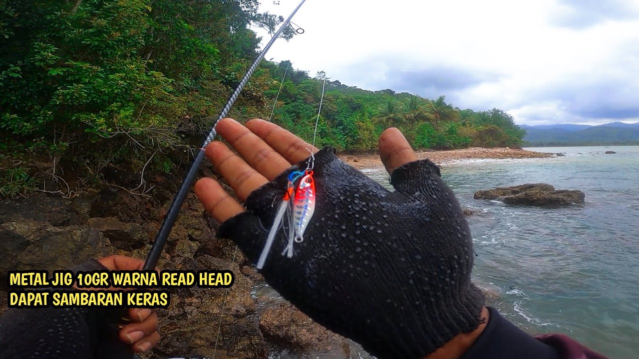 METAL JIG 10GR DAPAT SAMBARAN KERAS DI SPOT PANTAI CENGKRONG MANCING PINGGIRAN