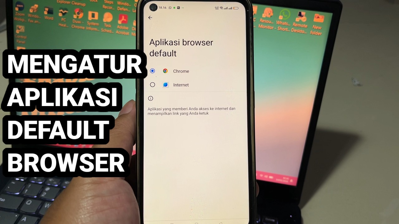 Cara Mengatur Default Aplikasi Browser di Hp Android Merk Realme