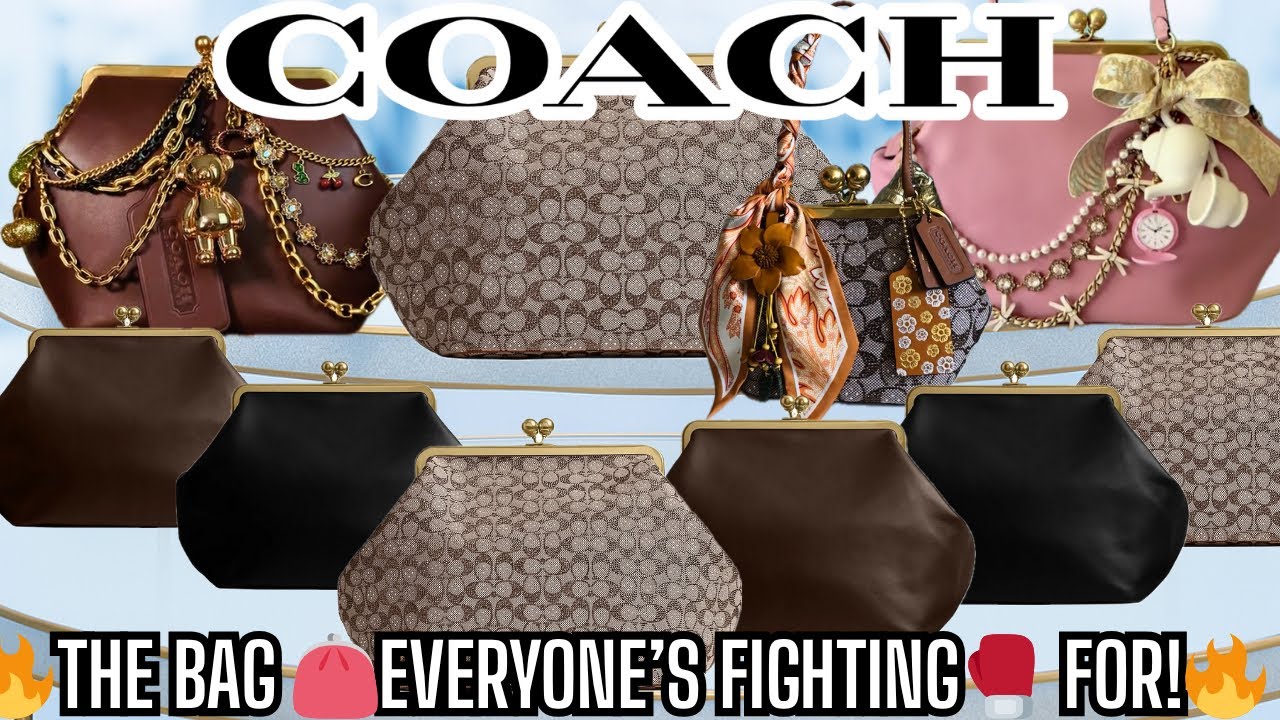 ✨ Обзор сумки Coach Kisslock | Коллекция сумок Coach 2025 года и подробности о каркасных сумках