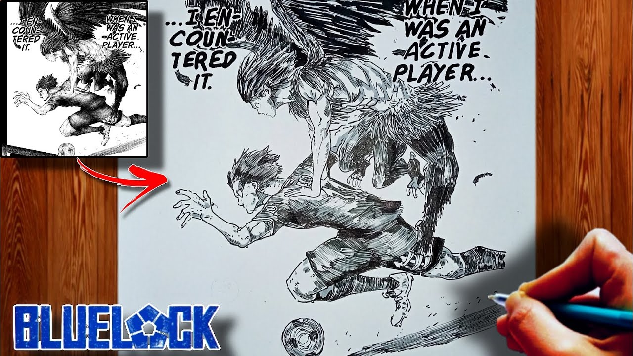 How to Draw EGO Devine Possession | Blue Lock | ブルーロック | Step-by-Step Tutorial 
