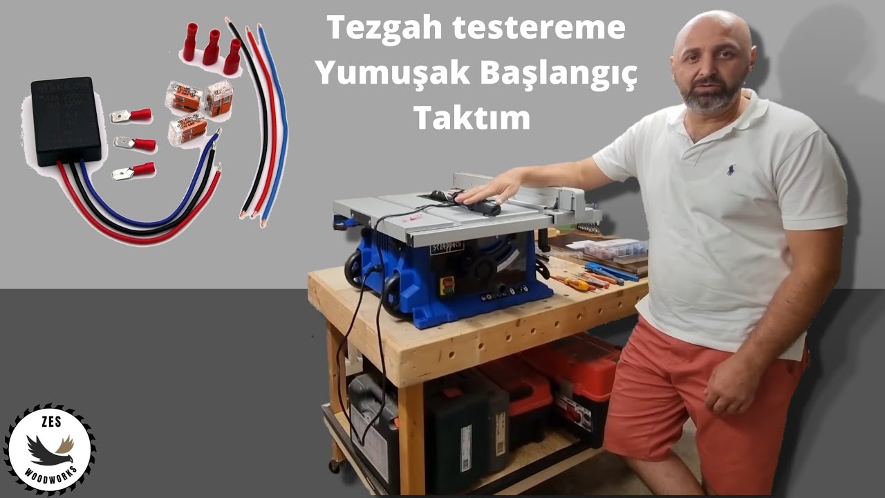 Soft starter, yumuşak başlangıç bağlanımı. Tezgah testereye ve Elektrikli Motorlara softstart takımı