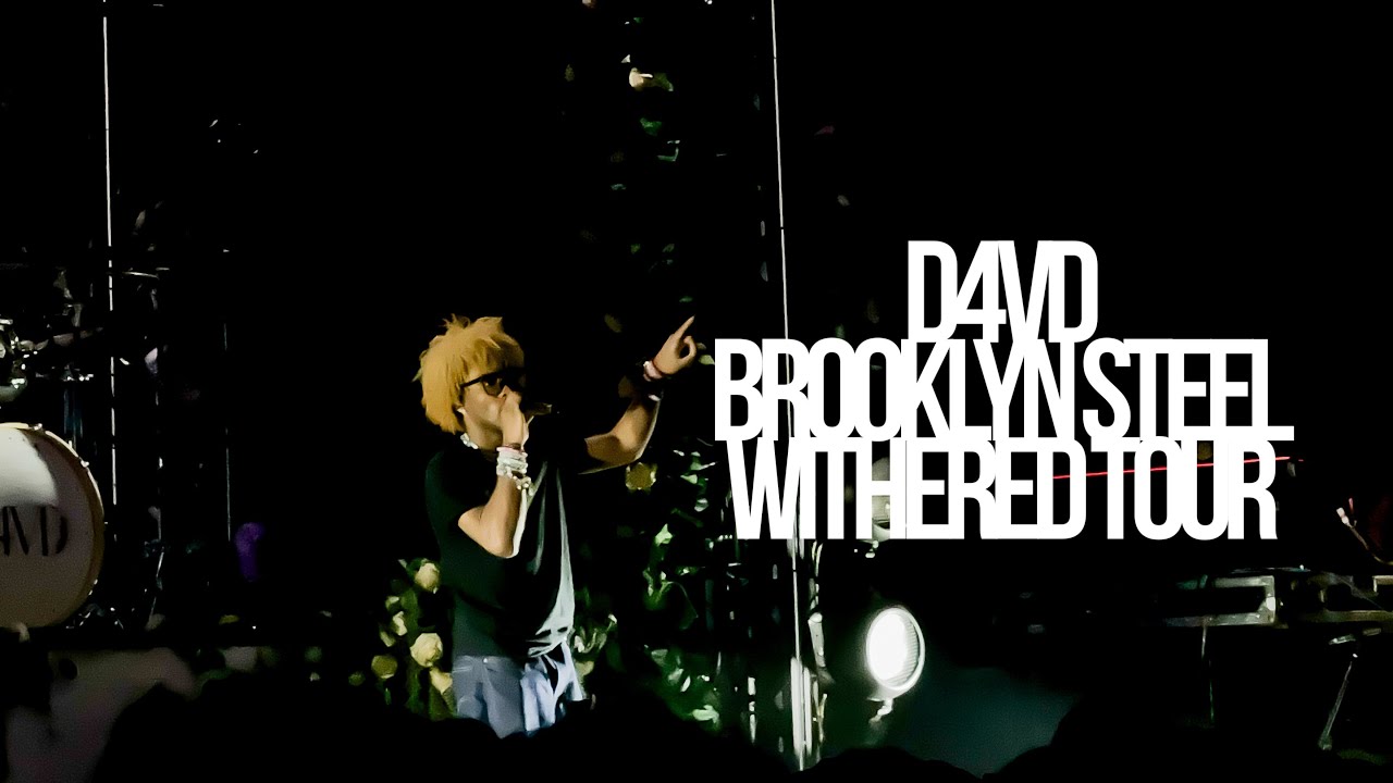 D4vd Live @ Brooklyn Steel NY|Withered Tour ft Bryant Barnes