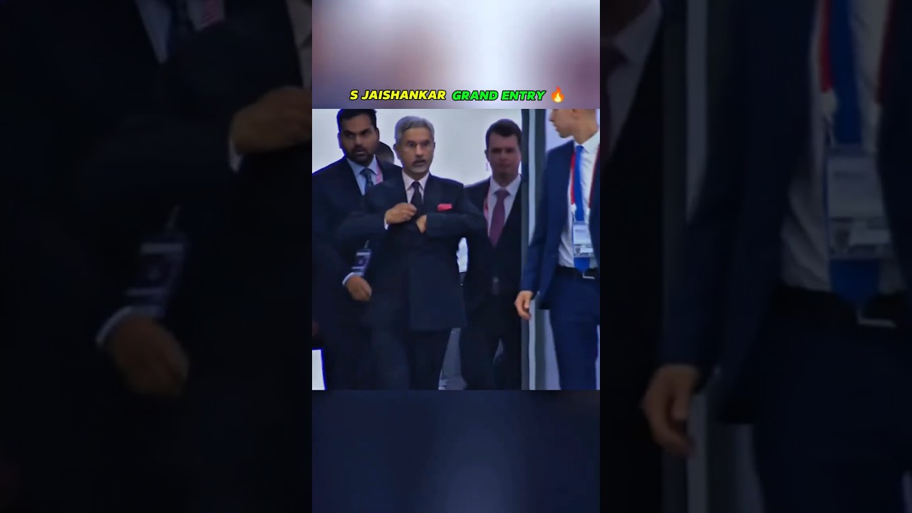 Dr S JAISHANKAR GRAND ENTRY 🔥#shorts