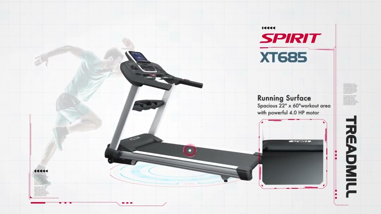 Spirit Fitness Residential XT685 TREADMILL