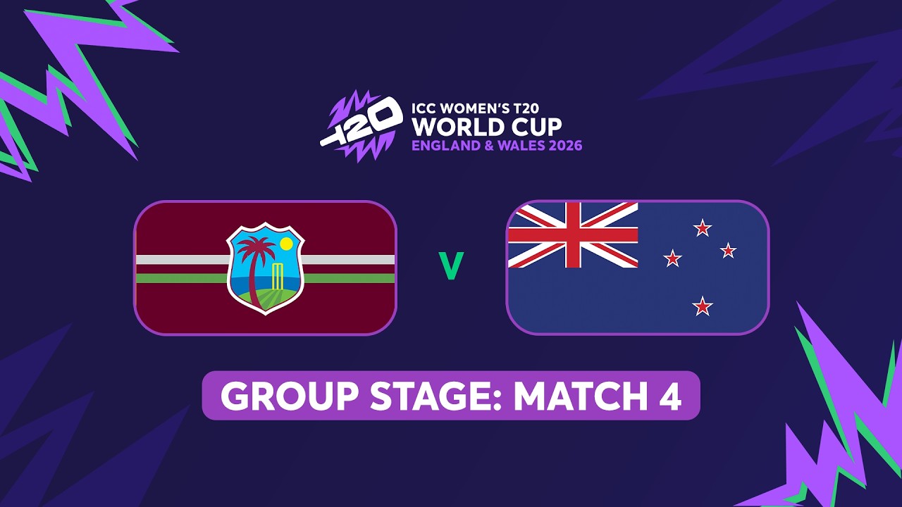 ICC Women's T20 World Cup 2026: West Indies vs New Zealand(English) #t20worldcup