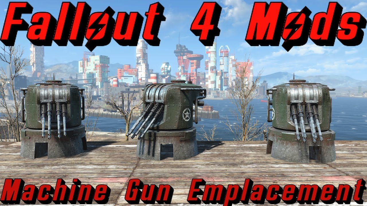 Fallout 4 Mods (Xbox): Machine Gun Emplacement