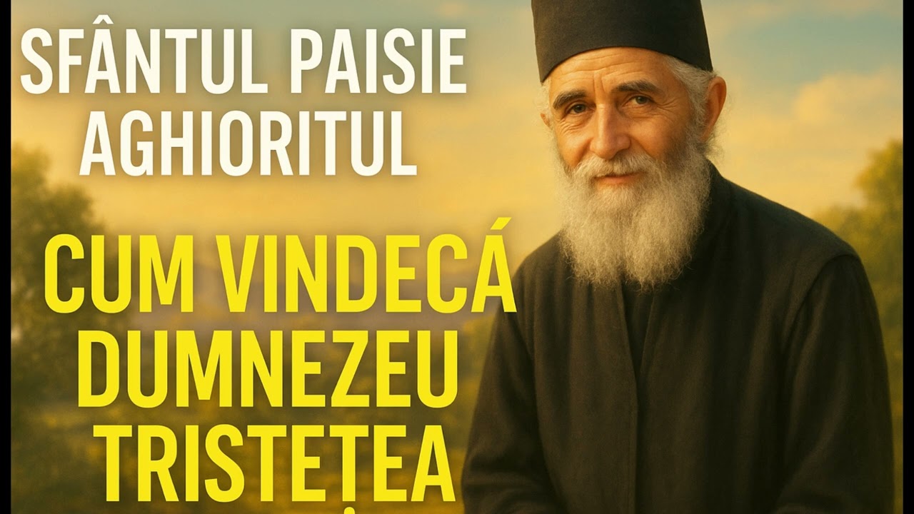 Cum vindecă Dumnezeu tristețea – Sfântul Paisie Aghioritul îți dă răspunsul