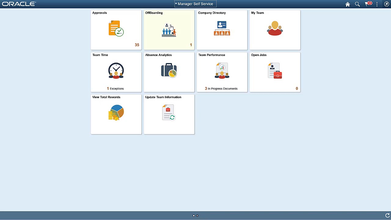 PeopleSoft OffBoarding
