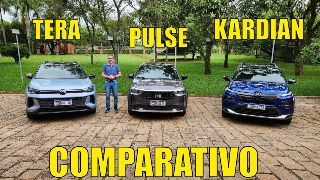 Comparativo: Volkswagen Tera x Fiat Pulse x Renault Kardian Pt. 01/02