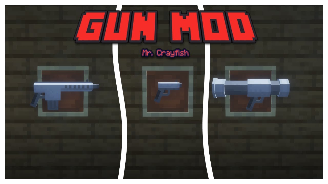 BEST GUN MOD for Minecraft ! (Mr.CrayFish's Gun Mod 1.19.2)