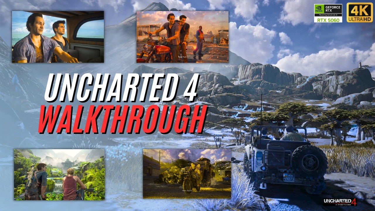 UNCHARTED 4 FULL GAME Gameplay Walkthrough  [4K 60FPS PC ] BY AGXGAMER