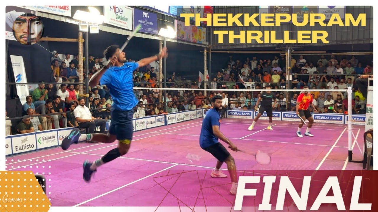 BENNET ANTONY/GAJENDRAN VS EDWIN JOY/VIMAL:THEKKEPURAM OPEN BADMINTON INVITATION TOURNAMENT