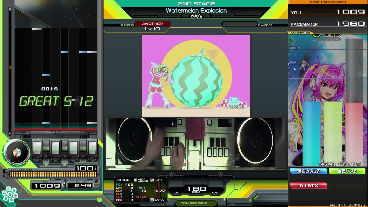 Beatmania IIDX 33 Sparkle Shower Watermelon Explosion SPA