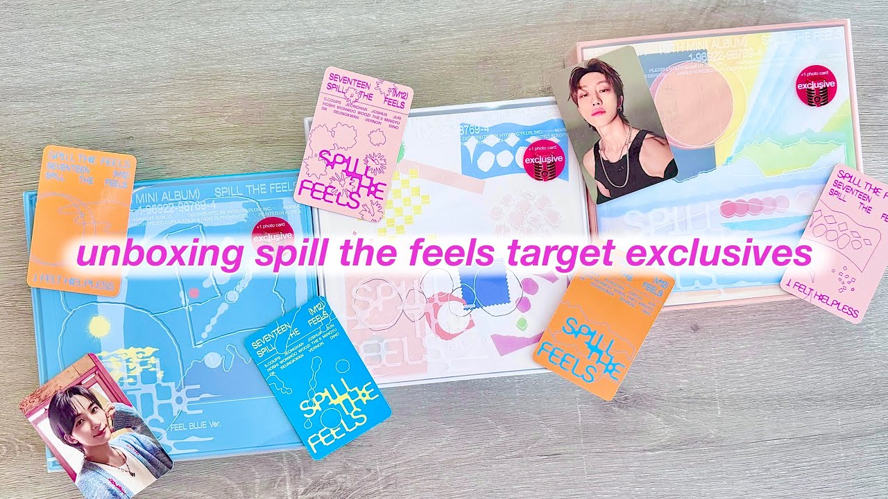 ☆ unboxing spill the feels by seventeen ☆ target us exclusive albums !!!