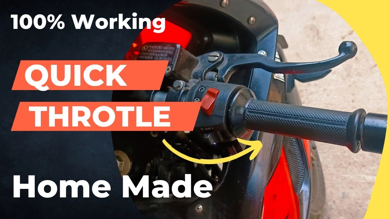 Quick throtle install in any bike 🚧 ( Home Made)| 220f