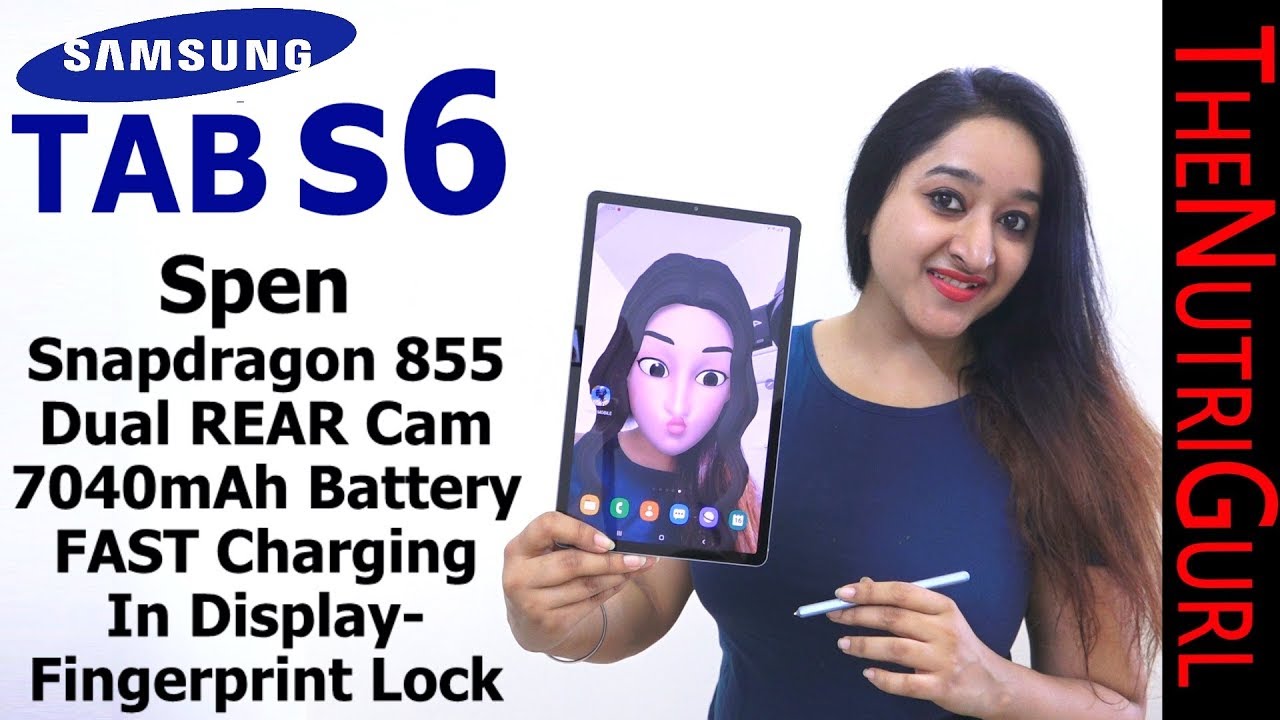 Samsung Galaxy Tab S6 - Unboxing & Overview in HINDI