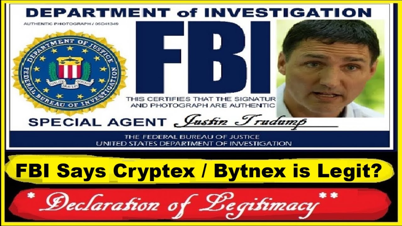FBI potwierdza, że ​​Cryptex jest legalny | Dokument FBI dowodzi, że piramida finansowa Cryptex/B...