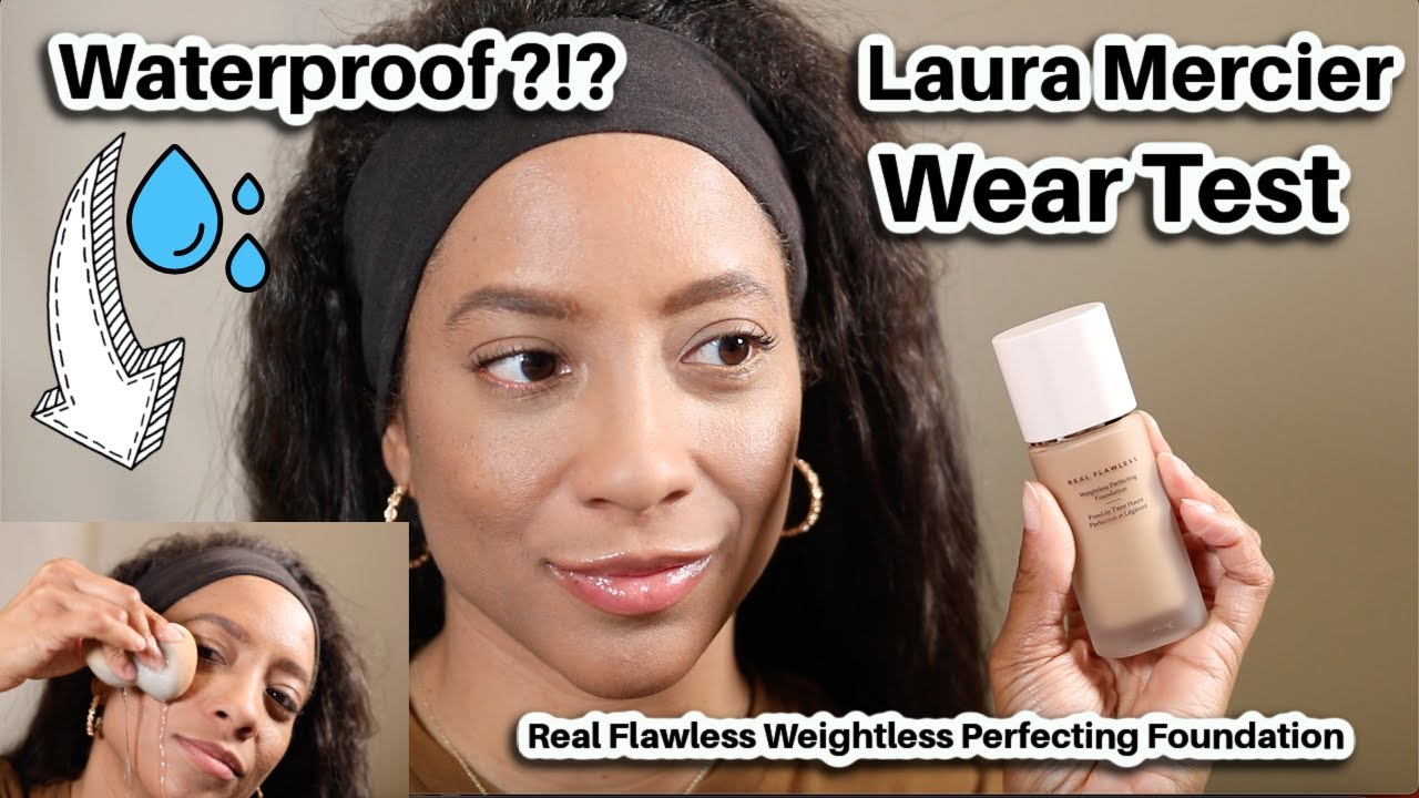 Testing Laura Mercier Real Flawless Weightless Perfecting Foundation on combination oily skin!
