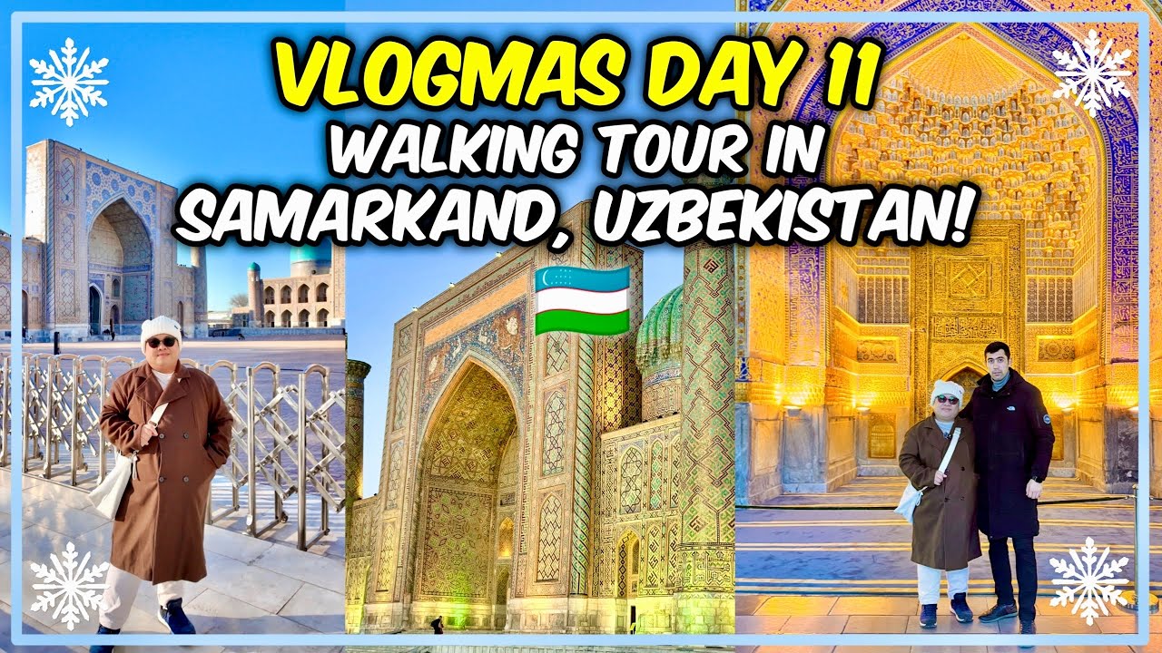 Exploring Registan Square, Amir Temur Statue, Gur-E-Amir Mausoleum,& more! 🇺🇿 | JM Banquicio