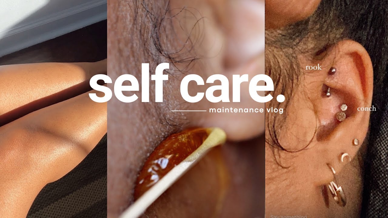 MAINTENANCE WEEK |  Sugaring, Body Moisture Routine, & New Piercings