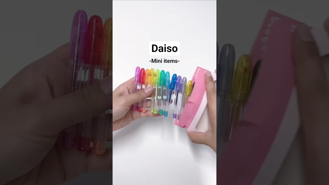 다이소 미니 문구템 소개📚✏️#whatsinmybag #다이소신상 #다이소꿀템 #unboxing #미니템
