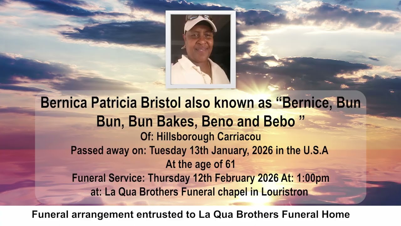 MTV OBITUARIES FOR FRIDAY 6TH FEBRUARY 2026