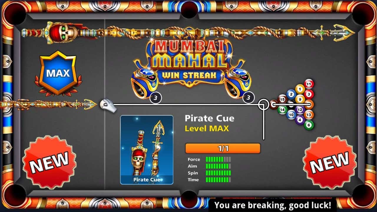 Pirate Season 8 ball pool Pool Pass Max 🎁 Mumbai Mahal Win Streak