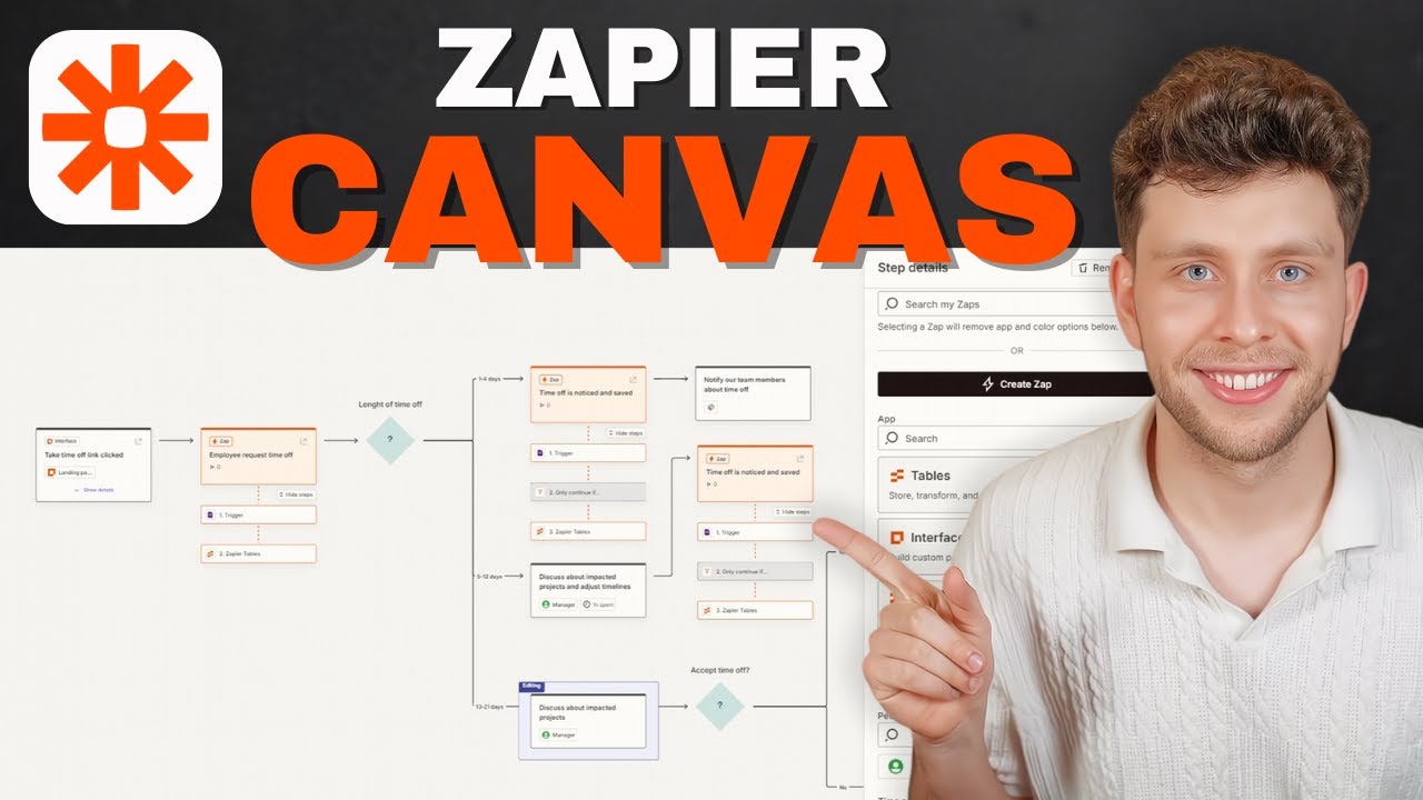 Master Zapier Canvas! Build Advanced Automations with Tables & Interfaces