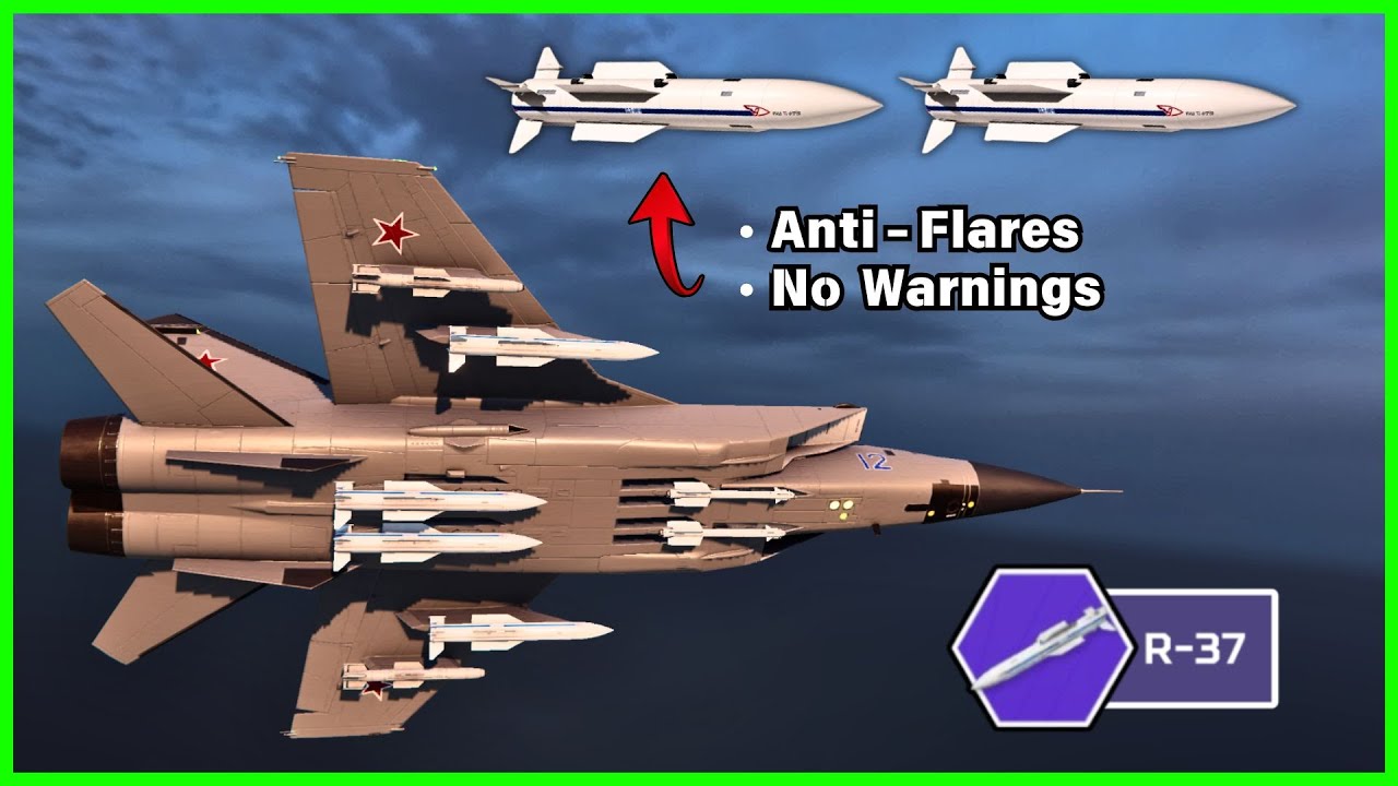 MWT: Tank Battles (MiG-31BM) with (R-37) This Missile is Very Scary.. Only Available On MK3