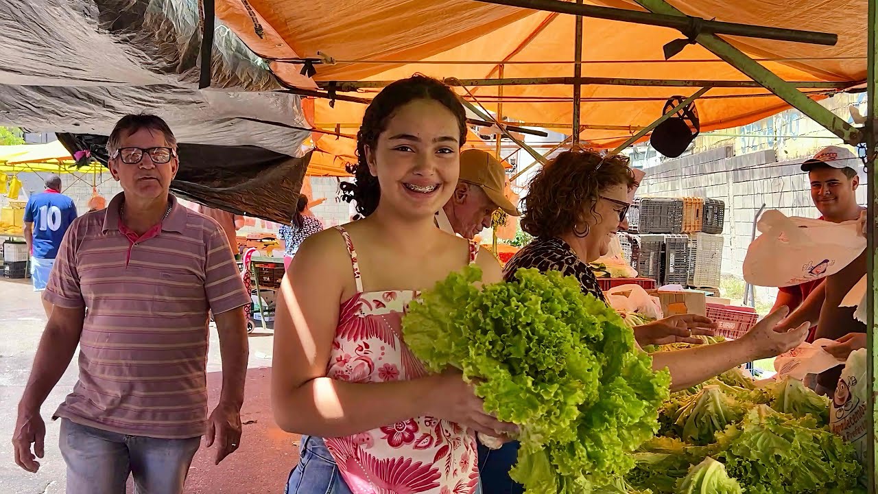 Domingão de Manhã: Estamos Nós Na Feira 🥬 Em Poços de Caldas/ Olha o Que o Edvaldo Comprou 😁