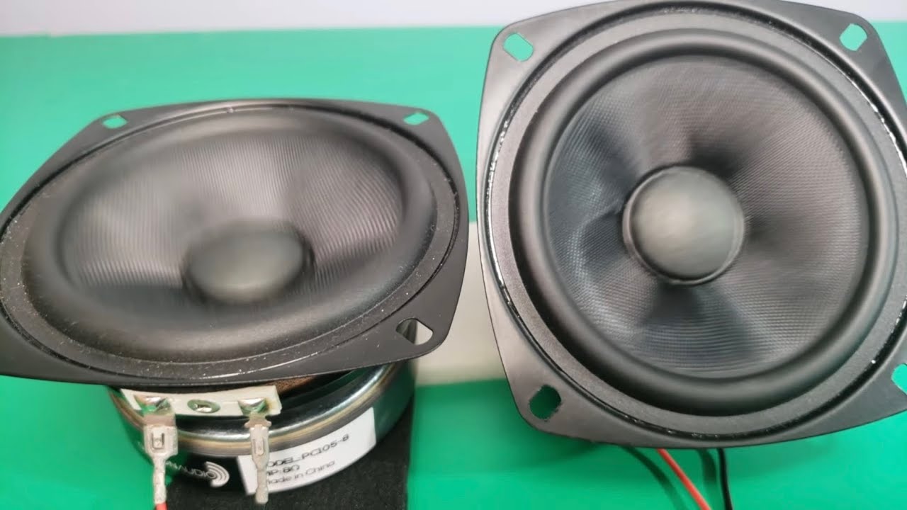 Dayton Audio PC105 Full Range Driver Free Air Excursion Test