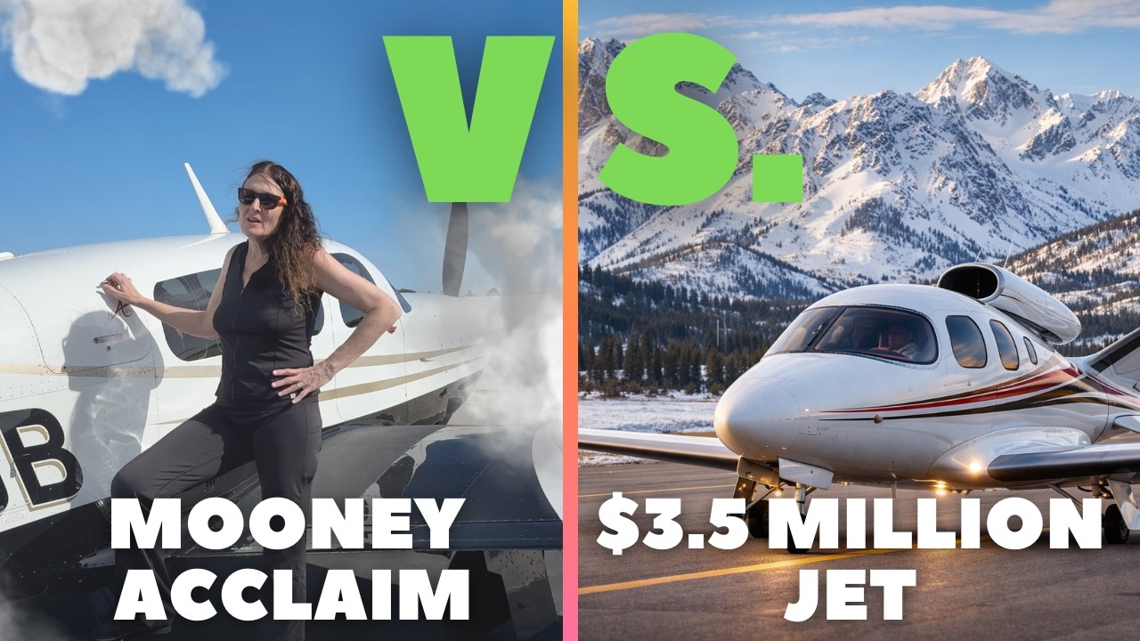 A $3.5M Jet vs a Mooney Acclaim to Mammoth