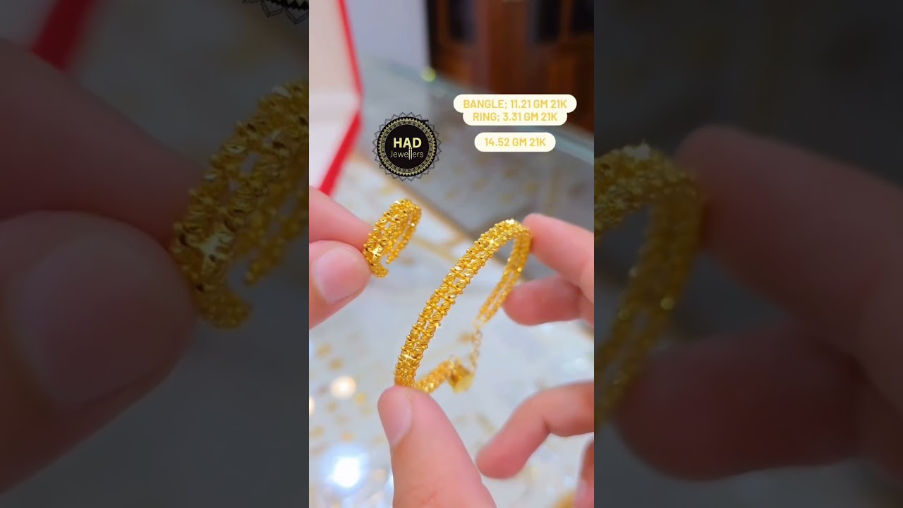Latest Gold ring & gold bangle design 💎✨ #Shorts #goldring #goldbangles