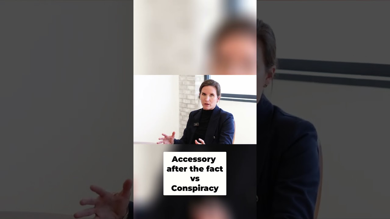 Accessory After the Fact vs. Criminal Conspiracy #shorts