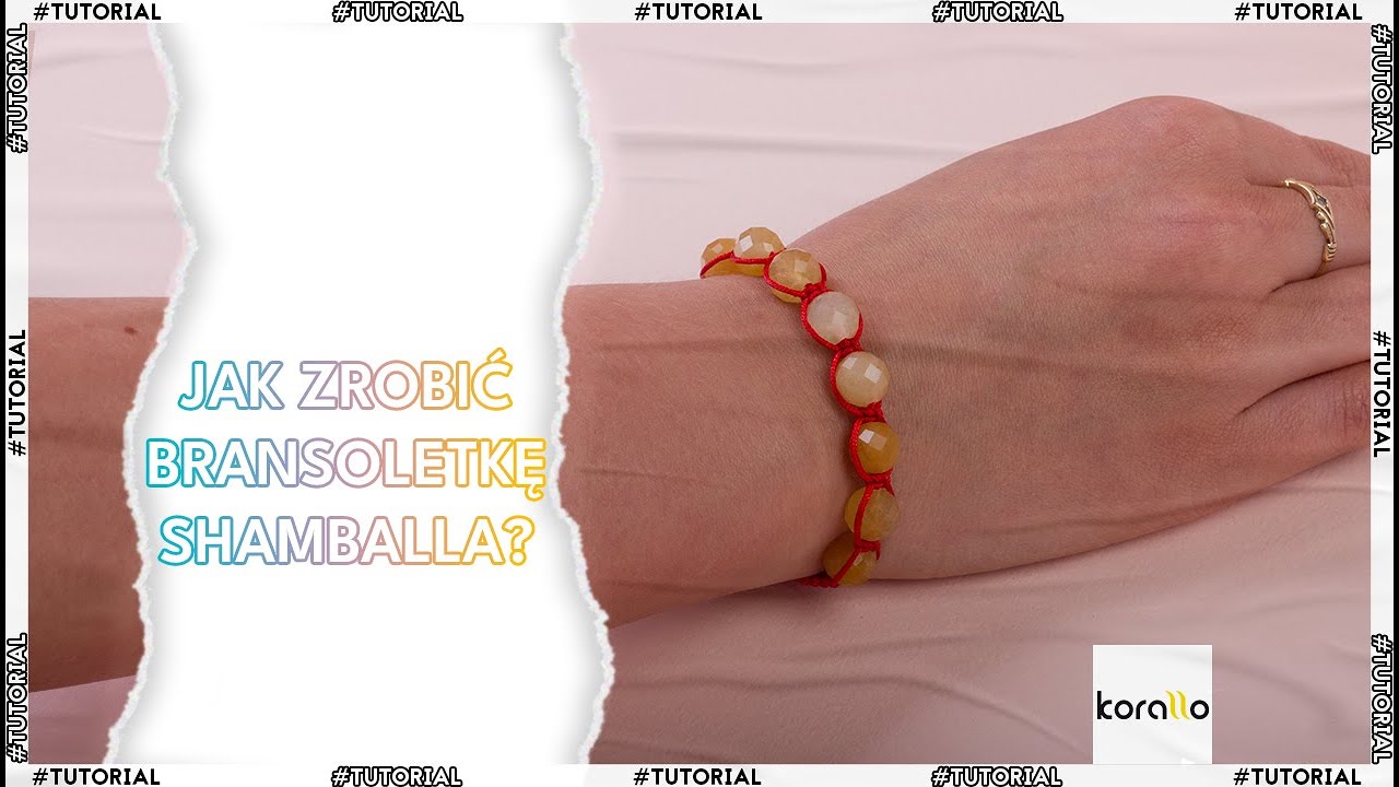 Jak zrobić bransoletkę typu shamballa? #BiżuteryjneABC 41