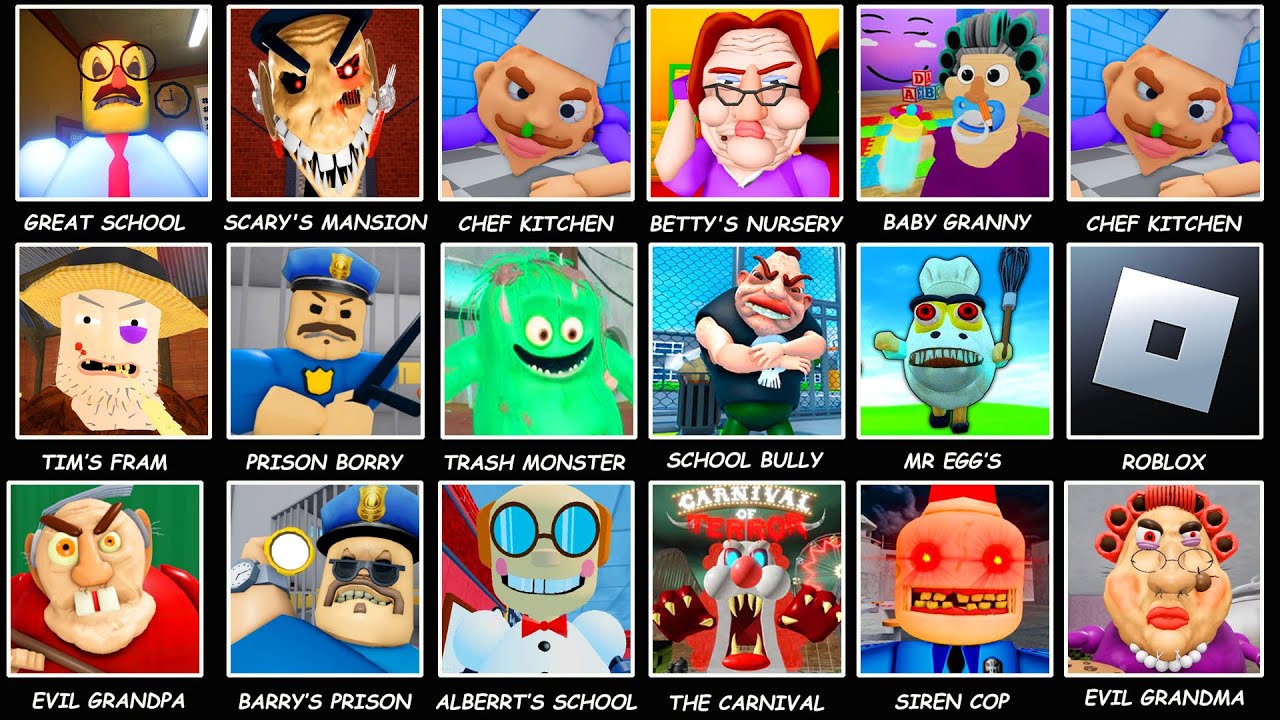 ESCAPE CHEF KITCHEN,TRASH MONSTER,ESCAPE EVIL GRANDPA,GREAT SCHOOL BREAKOUT,ESCAPE ALBERT'S SCHOOL
