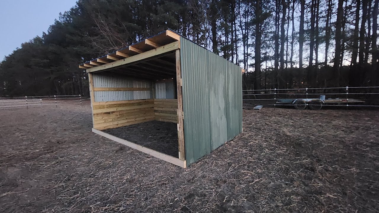 New Run-in shed!