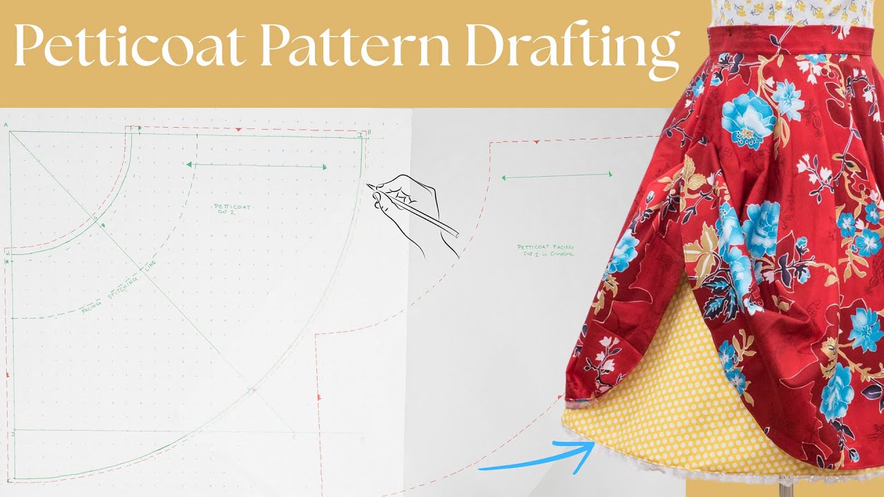Petticoat Pattern Using Your Measurements - Draft a Custom Pattern