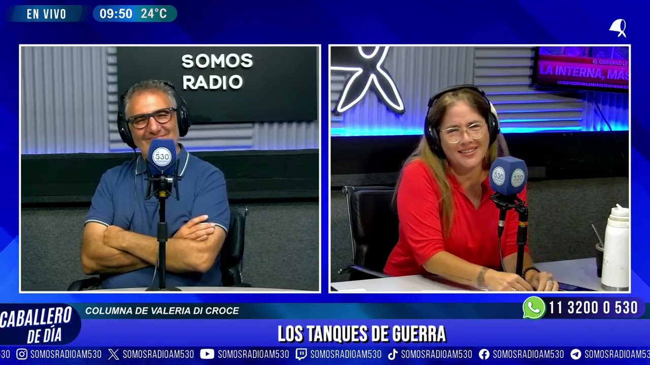COLUMNA DE VALERIA DI CROCE |  LOS TANQUES DE GUERRA | CABALLERO DE DÍA