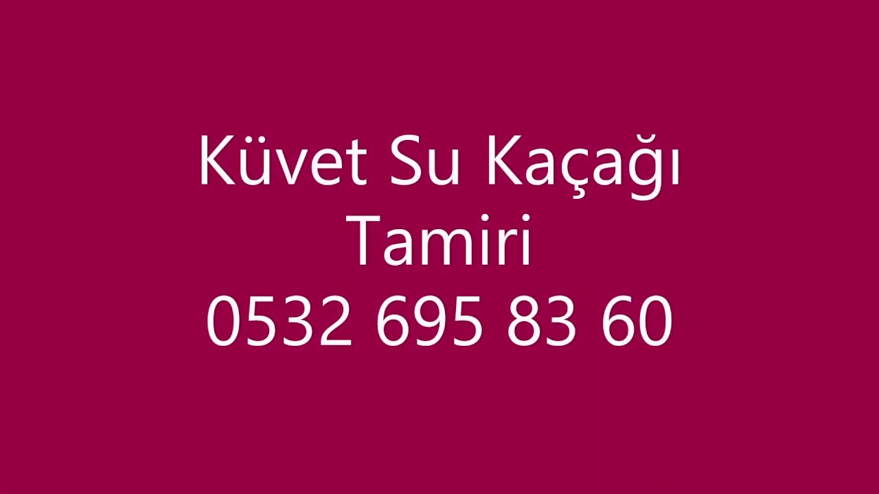 Bostancı Küvet Su Kaçağı Tamiri | 0532 695 83 60