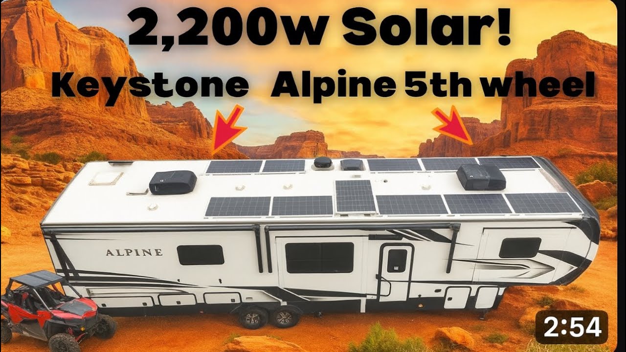 A Mind Blowing RV Solar System Tour for full timers 