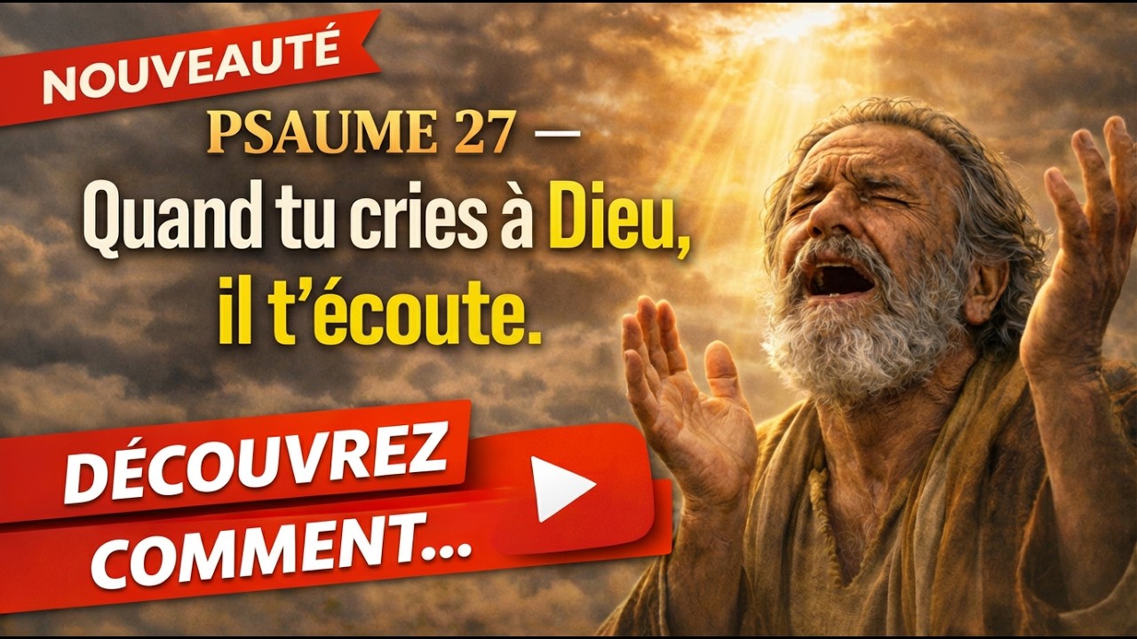 PSAUME 27 — Tu cries à Dieu, mais l'écoutes-tu vraiment répondre?