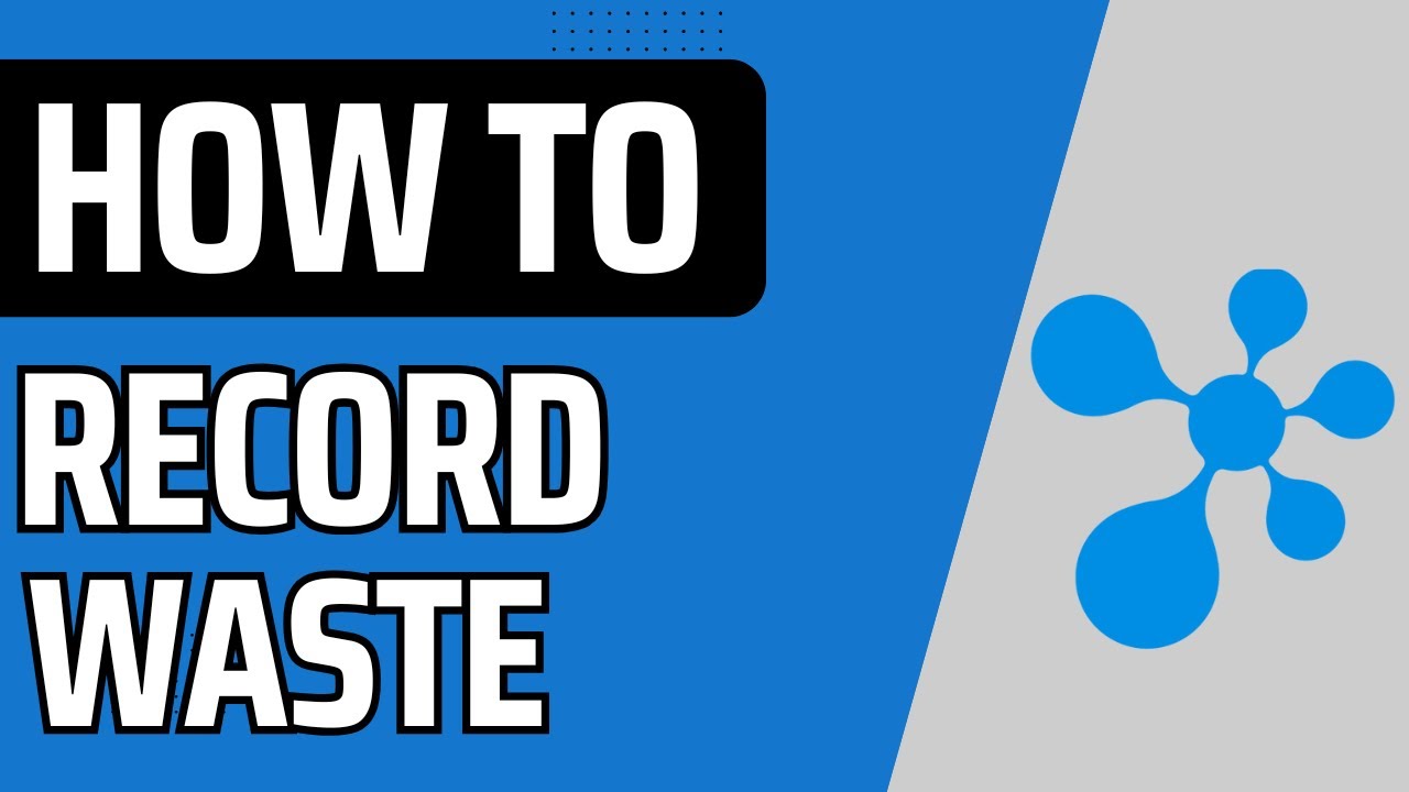 How to Record Waste within DecoNetwork