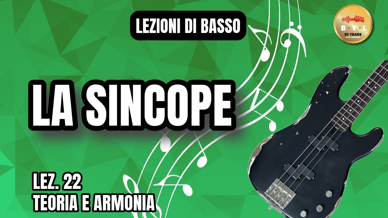 Lezioni di Basso #22 Teoria e Armonia - La sincope