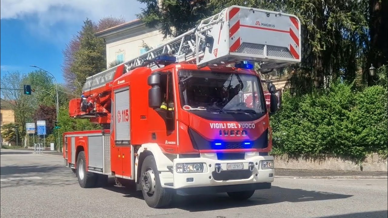 APS + AS + ABP Vigili del fuoco Varese in sirena 