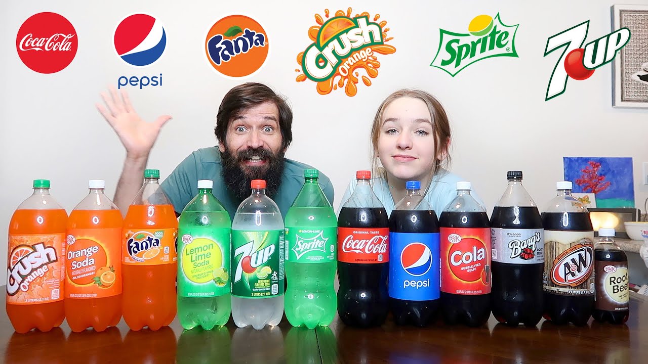 Coke vs Pepsi Challenge Blind Taste Testing Name Brands VS Generic Soda Pop