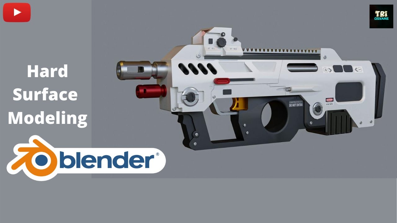 Hard Surface Modeling SciFi Weapon Future Sifi Gun #3dcgiModeling Shinchan 2.9 photo RLE