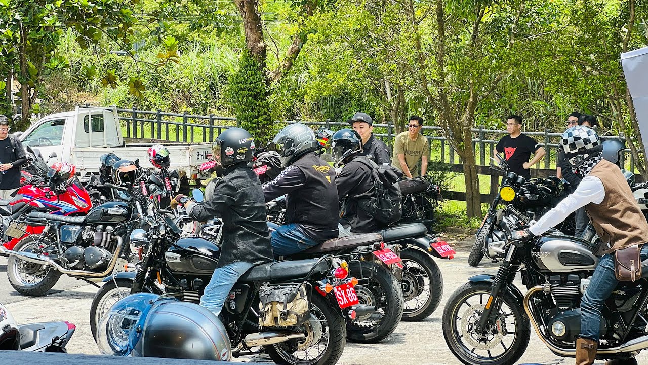 Harley Davidson 潛入Triumph騎士早餐盃 #motorcycle #harleydavidson  #triumph #樂灣