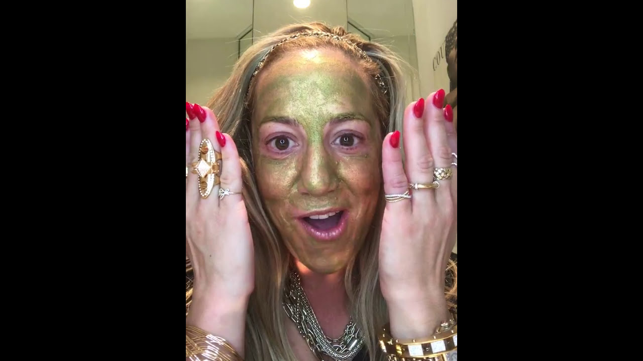 Got Dressed Up For The Occasion: Wearing Adore Cosmetics Gold Magnetic Face Mask